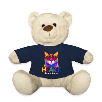 Anti-valentinstag Single Herzensbrecher - Teddy - French Navy - Vorne