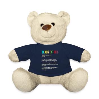 Cadeau de la fête des pères noirs - Nounours - bleu marine - Devant