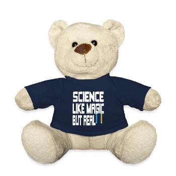 La science comme la magie mais un vrai professeur de sciences drôle - Nounours - bleu marine - Devant