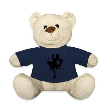 Kickboxing Boxing Kickboxing Kickboxer - Teddy Bear - french navy - Front