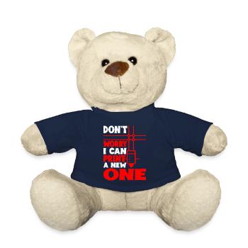 Don't Worry I Can Print A New One 6 - Teddy Bear - french navy - Front