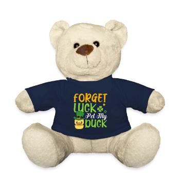Forget Happiness Pet My Duck Animal St. - Teddy Bear - french navy - Front