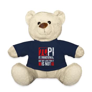 Lehrer Mathe Pi Day Mathematik Spruch - Teddy - French Navy - Vorne