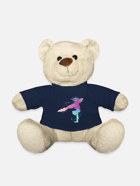 Turnen | Turnerin Gymnastik Turnen Mädchen Frauen - Teddy - French Navy