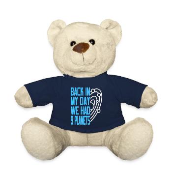 Funny Pluto Back In My Day We Had 9 Planets Retro - Teddy - French Navy - Vorne