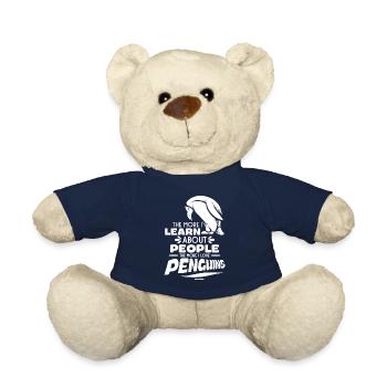 The More I Learn About People The More I Like Peng - Teddy - French Navy - Vorne