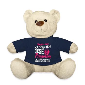 Vergiss Das Krönchen Diese Prinzessin - Teddy - French Navy - Vorne
