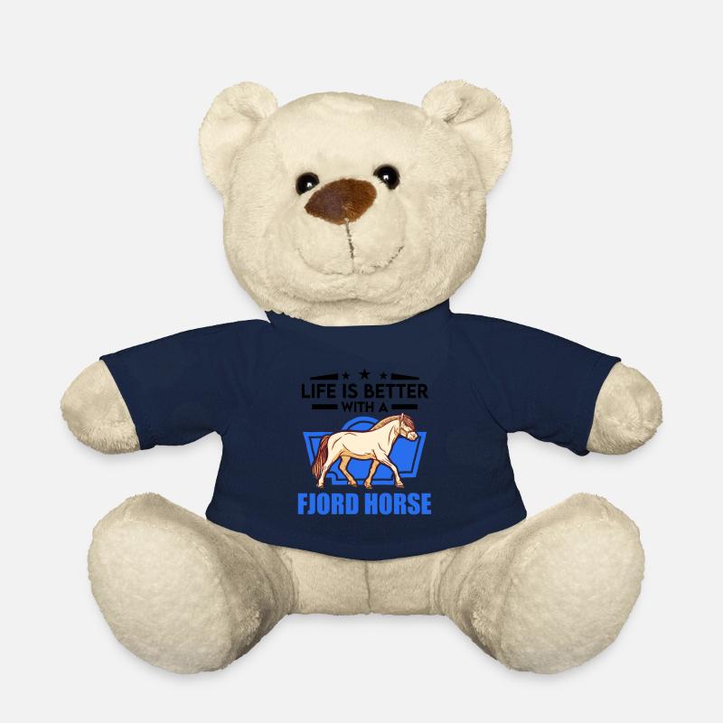 Das Leben ist besser mit einem Fjordpferd - Teddy - French Navy