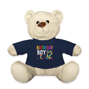 Geburtstagskind Bauklötze 10 Jahre Alt - Teddy - French Navy - Vorne