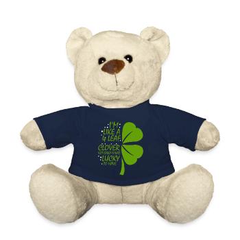 Ich Bin Wie Ein 4-blättriges Kleeblatt, Das Nicht - Teddy - French Navy - Vorne