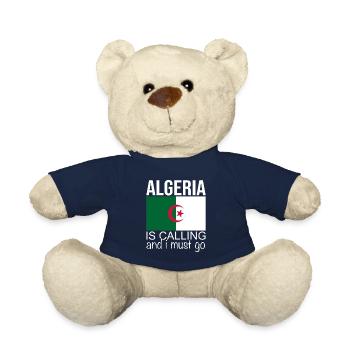 Algeria Slogan - Teddy Bear - french navy - Front
