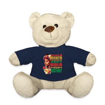Black Color Pride Un mois ne peut pas contenir notre histoire - Nounours - bleu marine - Devant