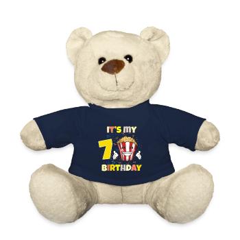 Es ist mein 7. Geburtstag - Teddy - French Navy - Vorne