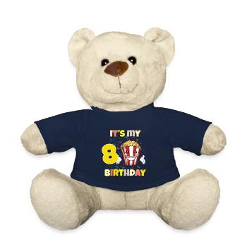 Es ist mein 8. Geburtstag - Teddy - French Navy - Vorne