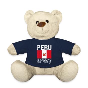 Dicton du Pérou - Nounours - bleu marine - Devant