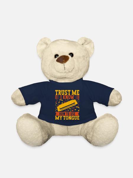 Harmonica Harmonica - Nounours - bleu marine