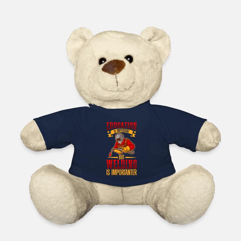 Welder Funny Funny Sweat Gift - Teddy Bear - french navy