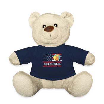 Beachball American Sports Flag Beach Ball Spiel - Teddy - French Navy - Vorne