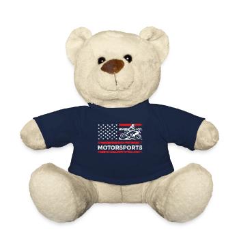 Sport automobile American Flag Racing Sport - Nounours - bleu marine - Devant