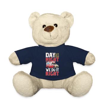 Sanitäter Erster Responder Krankenwagenfahrer - Teddy - French Navy - Vorne