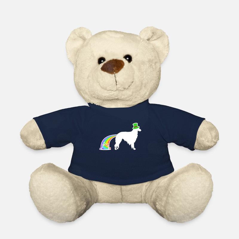 Chien de Saint-Patrick - Borzoi - Nounours - bleu marine