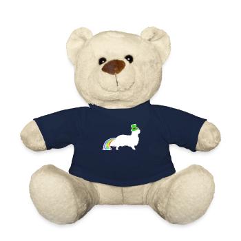 St. Patrick's Dog - Cavalier - Teddy Bear - french navy - Front