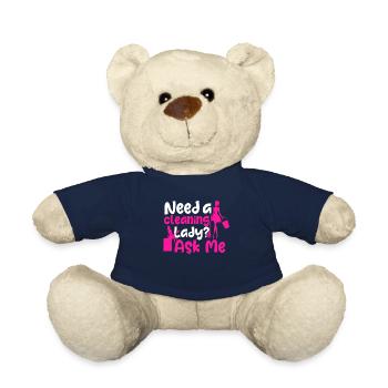 Femme de ménage - Nounours - bleu marine - Devant