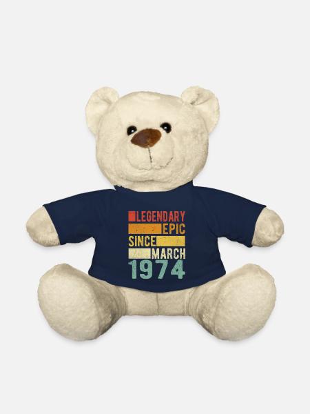 Geburtstag März 1974 Legendär Episch - Teddy - French Navy