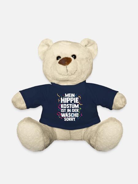 Mein Hippie Kostüm ist in der Wäsche Fasching Karn - Teddy - French Navy