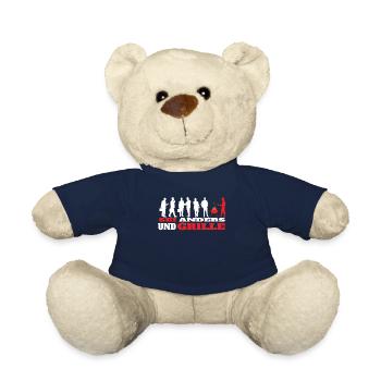 Grillen und Camper Geschenkidee - Teddy - French Navy - Vorne
