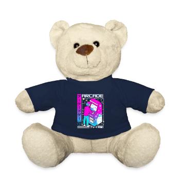 Retro Futuristic Series: Japanisch - Arcade - Teddy - French Navy - Vorne