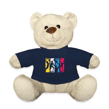 Spike Bump Set Dive Volleyball Design gift - Teddy - French Navy - Vorne