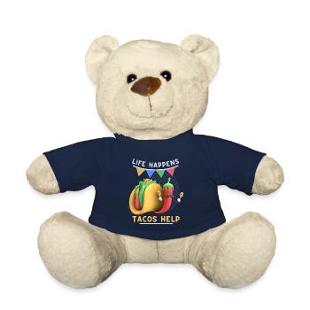 Lustiger Mexikanischer Taco, Pepperoni 3D Tacos - Teddy - French Navy - Vorne