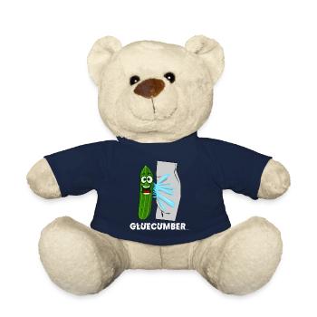 Cucumber with glue Gluecumber cucumbers - Teddy Bear - french navy - Front