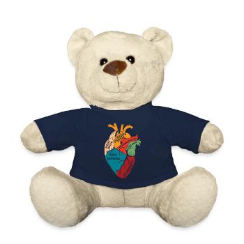 Parties du cœur - Nounours - bleu marine - Devant