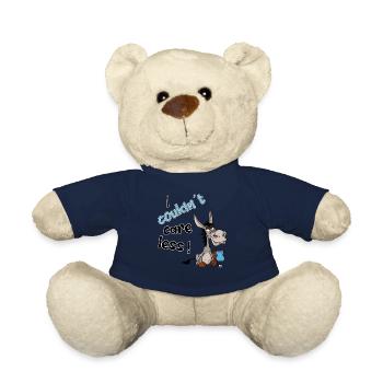 I couldnt care less. grimmiges lustiges Esel - Teddy - French Navy - Vorne