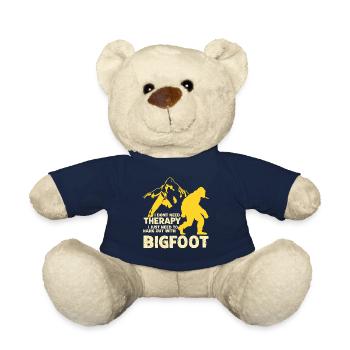 Bigfoot Hiking Sasquatch Outdoor - Teddy Bear - french navy - Front