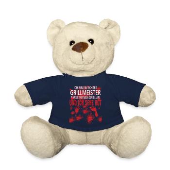 Grillen und Camper Geschenkidee - Teddy - French Navy - Vorne