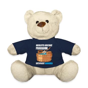 Absolutes abschalt Programm entspricht Saunieren - Teddy - French Navy - Vorne