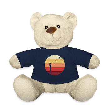 Drachenfliegen Drachensteigen Retro Geschenk - Teddy - French Navy - Vorne