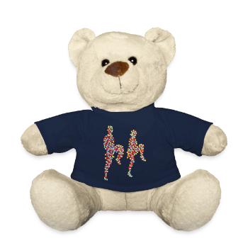 Boogie Woogie Dancing Rétro Swing - Nounours - bleu marine - Devant