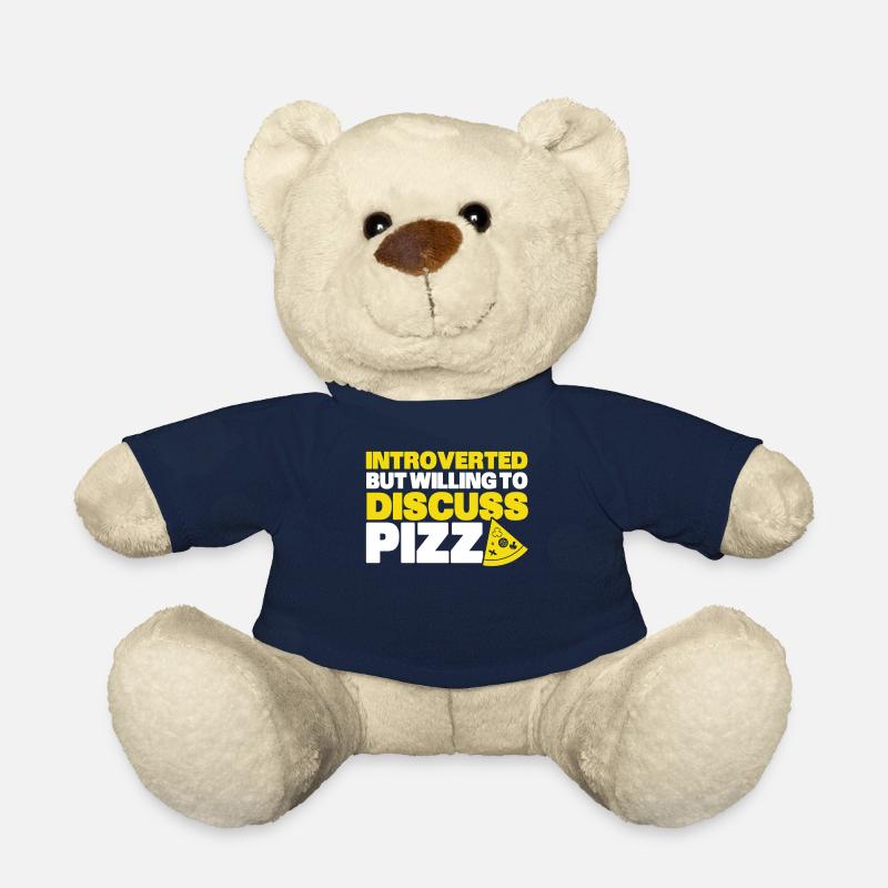 Introverted Gift Sarcastic Introverted - Teddy Bear - french navy