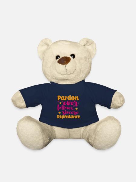 LE PARDON SUIT TOUJOURS SINCER - Nounours - bleu marine