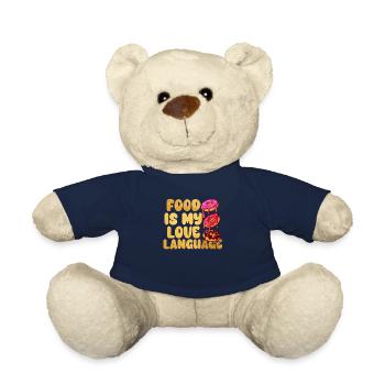 Essen ist meine Liebessprache - Teddy - French Navy - Vorne