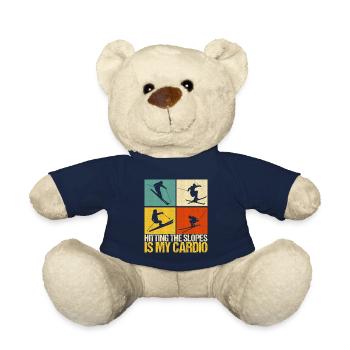 Skiers - Teddy Bear - french navy - Front