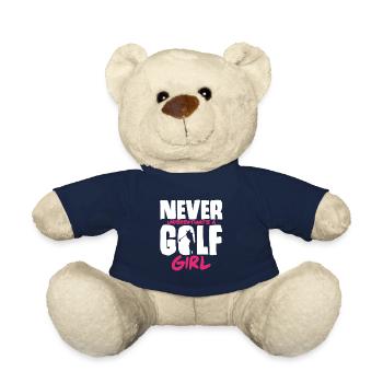 Golfspielerin Golf Golfverein Golfplatz Golfsport - Teddy - French Navy - Vorne