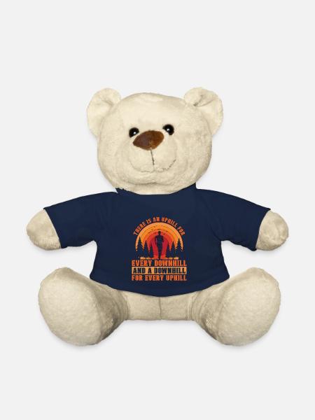 Le trail running y est une montée pour la course de trail - Nounours - bleu marine