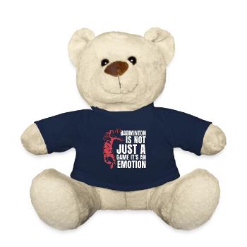 Badminton Is Not Just A Game Racquet Sport Player - Teddy Bear - french navy - Front