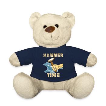 HAMMER TIME ANVIL - Teddy Bear - french navy - Front