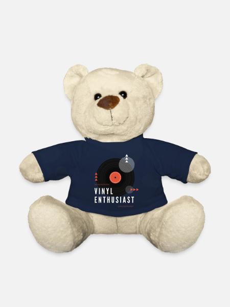 Passionné de vinyle - Nounours - bleu marine